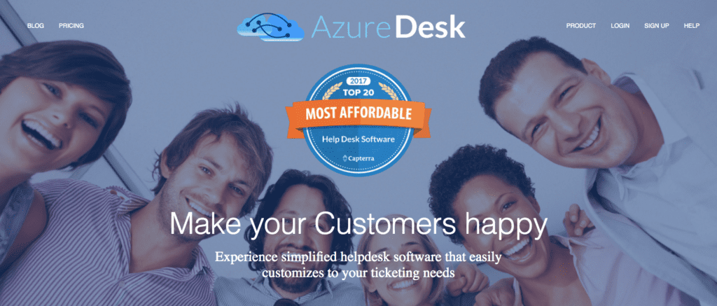 azuredesk affordable help desk software