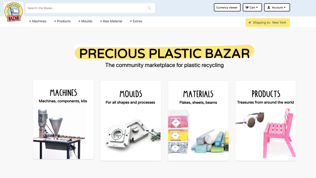 Precious Plastic, a custom marketplace built with CS-Cart