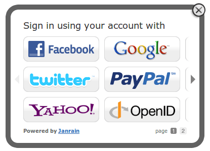 Social Login Supported Providers